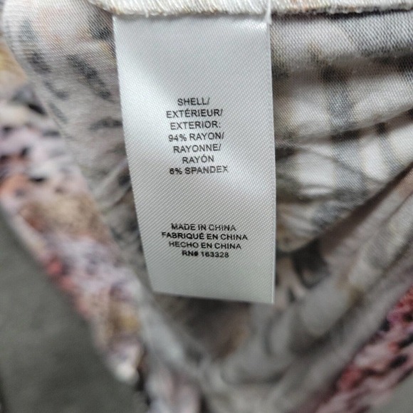 Atelier Dress Women's Large Animal Print Mock Wrap NWT (MSRP $138) - Picture 10 of 12